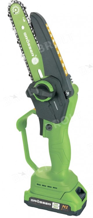 GROSSER Минипила цепная аккумуляторная GCS 601, шина 6