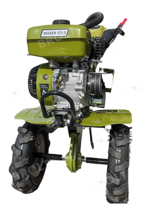 Dozer Мотоблок G7-3, бензиновый, 7 л.с., привод ременной, глубина