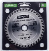 Пила по дереву 180*20*22,2 с поб. напайкой, Apro (830132)