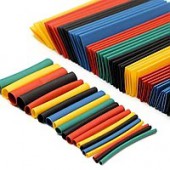 Термоусаживаемая трубка 12мм, красная (1уп-20шт), Apro