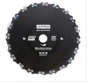 Диск для косарки з ланцюгом, 10"х20Тх25,4, APRO (830806)