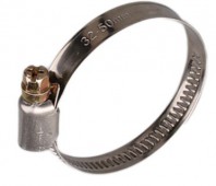 Хомут черв'яковий нерж. 160-180мм, APRO (10шт.)