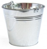 Відро оцинковане 2л. з ручкою, одношовне, Метид