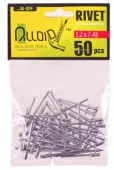 Заклепки алюмінієві 3,2 мм х 8,00 мм - 50шт. Alloid