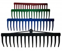 Граблі прямі, 16 зубів, 80*38мм