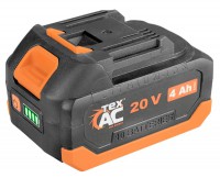 Аккумуляторная батарея 20В, 4А/час, Li-ion, ТехАС (TAOE-B410)