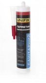 Силікон санітарний, прозорий 280мл, UNIFIX (951265)