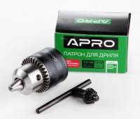 Патрон на дрель + ключ от 1,5 до 13мм, 1/2", APRO (898901)