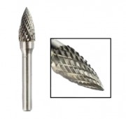 Шарошка (борфреза) по металу G 06 гострий наконечник, Carbide Rotary File