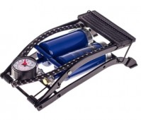 Насос двопоршневий ножний з манометром, COMPACT (42355)