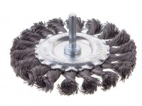 INTERTOOL Щетка дисковая из плетенной проволоки D100 со стержнем 1/4