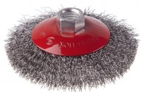 Щітка конусна D100 із риф.дроту М14, INTERTOOL (BT-5100)