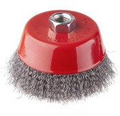 Щітка торцева D65 із рифл. дроту М14, INTERTOOL (BT-1065)