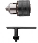 Патрон на дрель + ключ от 1,5 до 13мм, М12х1,25 INTERTOOL (ST-1223)