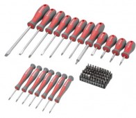 Набор отверток с комплектом насадок 70 ед, INTERTOOL (VT-3370)