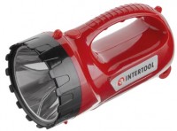 Фонарь ручной 1 LED 5W+15 SMD, АКБ (Sla 2*800mAh), INTERTOOL (LB-0101)