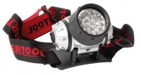 Фонарь налобный светодиодный, четыре режима работы, 19 LED, батарейки 3хААА, INTERTOOL (LB-0301)