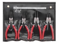 Набір щипців 150мм, 4 шт, гума, INTERTOOL (HT-7001)