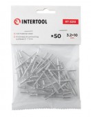 Заклепки алюмінієві 3,2 мм х 10,00 мм - 50шт. INTERTOOL (RT-3210)
