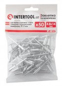 Заклепки алюмінієві 4,8 мм х 14,00 мм - 50шт. INTERTOOL (RT-4814)