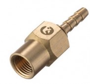 Шарнір поворотний ВР 1/4” на шланг 6мм, латунь, INTERTOOL (PT-2200)