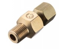 Шарнір поворотний ВР 1/4" - НР 1/4", латунь, INTERTOOL (PT-2210)