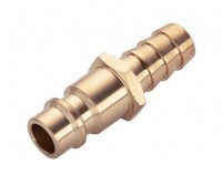 Штуцер под быстросъем 10мм, "елочка", латунь, INTERTOOL (PT-1824)