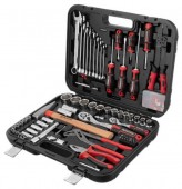 Набір інструментів CrV 1/4" та 1/2", 100шт в кейсі, INTERTOOL (ET-8100)