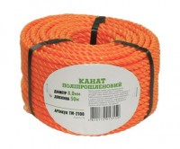 Канат полипропиленовый 8мм 50м, Украина