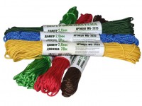 Веревка плетеная 2мм, 20м, Украина