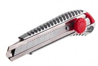 Нож 18мм метал., винтовой фиксатор, INTERTOOL (HT-0507)