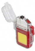 Фонарь брелок с плазменной зажигалкой, INTERTOOL (LB-0165)