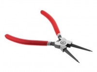 Щипці 180мм, прямі на стиск, гума, INTERTOOL (HT-7011)