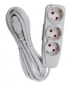 Удлинитель 5м, 3 гнезда, с заземлением, Lumico Elisa (9315)