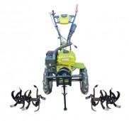 Мотоблок G7-2BT,  бензиновый, 7 л.с., привод ременной, глубина культивации 15-30см, колеса 4х10, DOZER