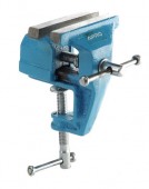 Тиски слюсарні неповоротні 80 мм, міні, APRO (340111)