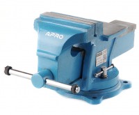 Тиски слюсарні поворотні 125 мм, APRO (340113)