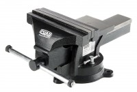 Тиски слюсарні поворотні 200 мм, СИЛА (340103)