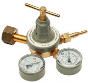 Редуктор аргоновый с манометром, АР-04 (25 МПа), корпус алюминиевый, большой, JS (P-941)