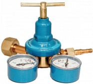 Редуктор кисневий з манометром, БКО-50 (25 МПа), корпус алюмінієвий, великий, JS (P-940)