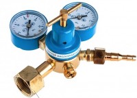 Редуктор кисневий з манометром, БКО-50 (25 МПа), корпус алюмінієвий, малий, JS (P-1755)