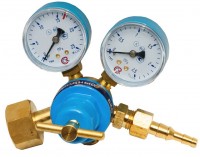 Редуктор кисневий із манометром, БКО-50 (25 МПа), корпус латунь, малий, JS (P-634)