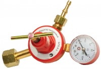 Пропановий редуктор з манометром, БПО-5-3 (0,6 МПа), корпус алюмінієвий, великий, JS (P-942)