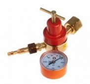 Пропановий редуктор з манометром, БПО-5-3 (0,6 МПа), корпус алюмінієвий, малий, JS (P-2025)