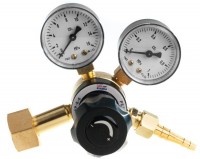 Редуктор вуглекислого газу з манометром, УР-6-6 (16 МПа), латунний корпус, малий, JS (P-2013)