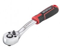 Трещотка 1/4", с гнутой ручкой, 72 зуба, INTERTOOL (ET-8001)