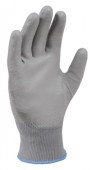 Перчатка стрейчевая полиуретановое покрытие "D-FLEX", неполный облив, серая, размер 10", DOLONI (4572)