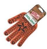 Перчатка трикотажная с ПВХ рисунком "ЗВЕЗДА", красная, рамер 12", кл. 7, DOLONI (5664)