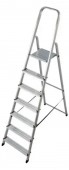 Лестница 7 ступеней, алюминиевая односторонняя, макс. 150кг, VMF EURO