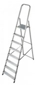 Лестница 8 ступеней, алюминиевая односторонняя, макс. 150кг, VMF EURO